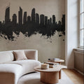 Gold Coast Australia Skyline Concrete Mural Wallpaper - room preview 04