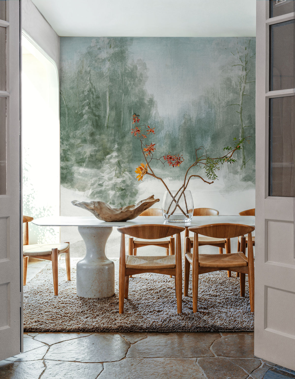 Peaceful Holiday Mural Wallpaper - room preview 04