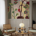 Red Leaves III Mural Wallpaper - room preview 04