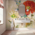 Contemporary Flower II Mural Wallpaper - room preview 04