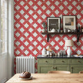 Seafood Shanty Red I Mural Wallpaper - room preview 04