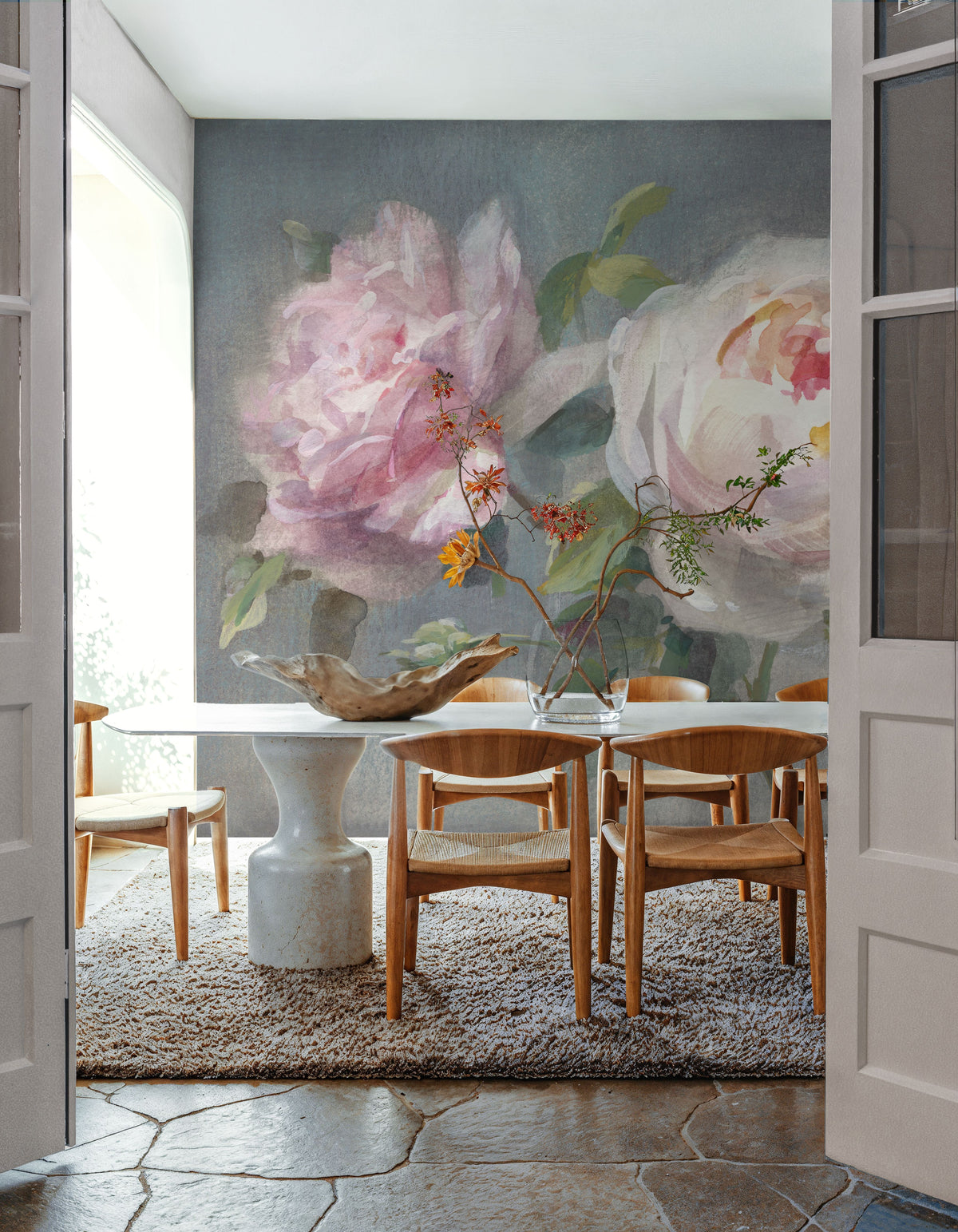 Dream Rose Mural Wallpaper - room preview 04