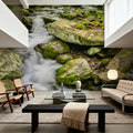 Woodland Cascade Mural Wallpaper - room preview 04