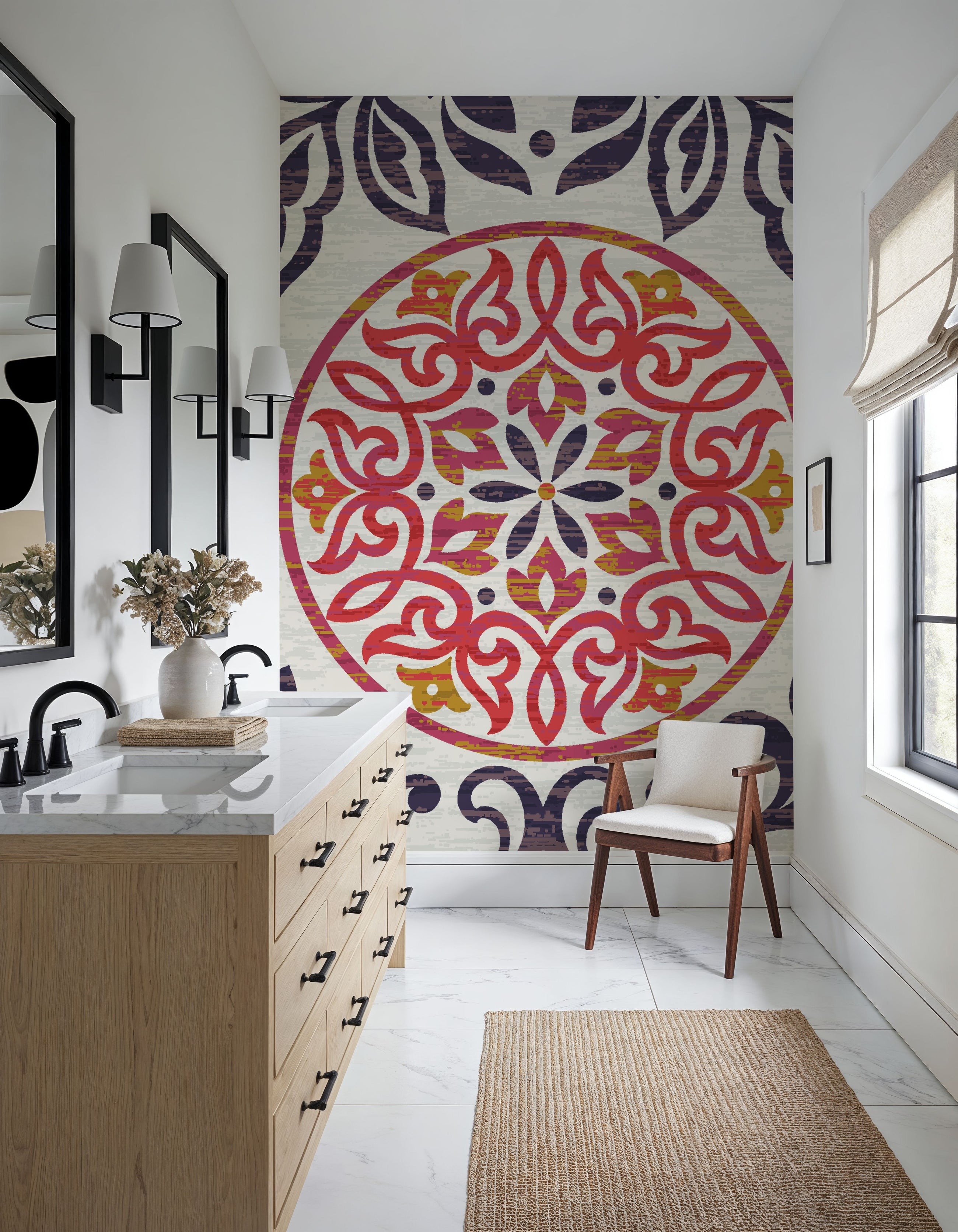 Arista Square IV Mural Wallpaper