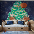 Christmas Reindeer Mural Wallpaper - room preview 04