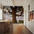 Twilight Solitude Tree Mural Wallpaper - room preview 04