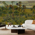 Sunset At Montmajour Mural Wallpaper - room preview 04