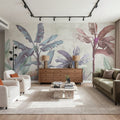 Leaves X-Ray Mural Wallpaper - room preview 04