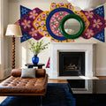 Blooming Cross I Mural Wallpaper - room preview 04