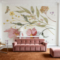 Full Bloom V Summer Mural Wallpaper - room preview 04