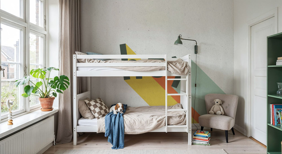 Hey Rainbow Mural Wallpaper - room preview 04