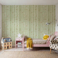 Forest View, Pistachio Mural Wallpaper - room preview 04