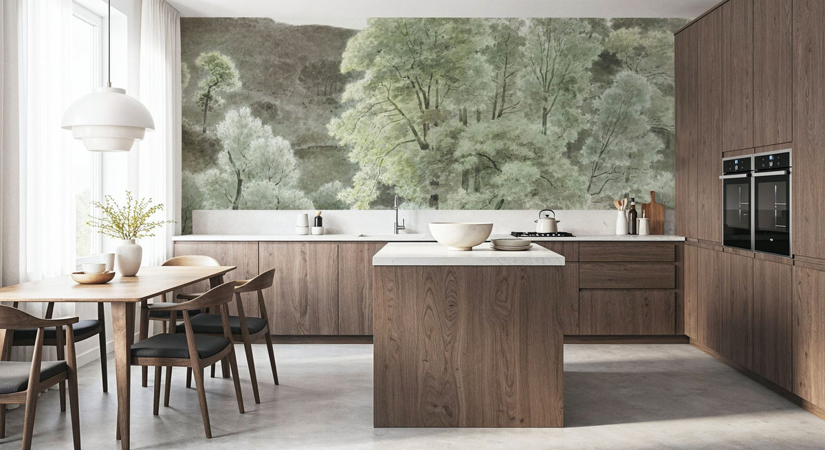 Painted Trees of Subiaco Mural Wallpaper - room preview 04