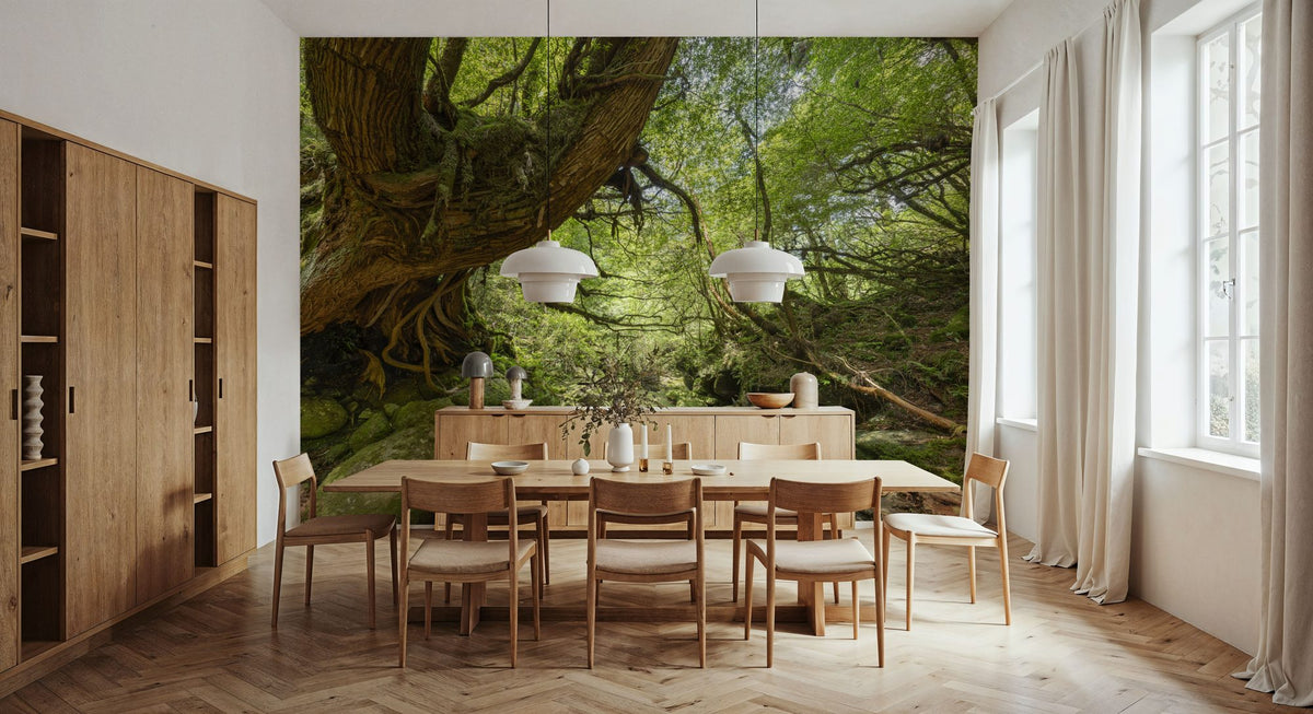 Shiratani Unsuikyo Valley Stream Mural Wallpaper - room preview 04