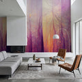 Purple Forest Mural Wallpaper - room preview 04