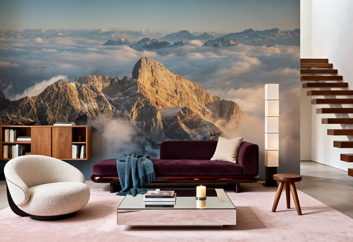 Saentis Sunset Mural Wallpaper - room preview 04