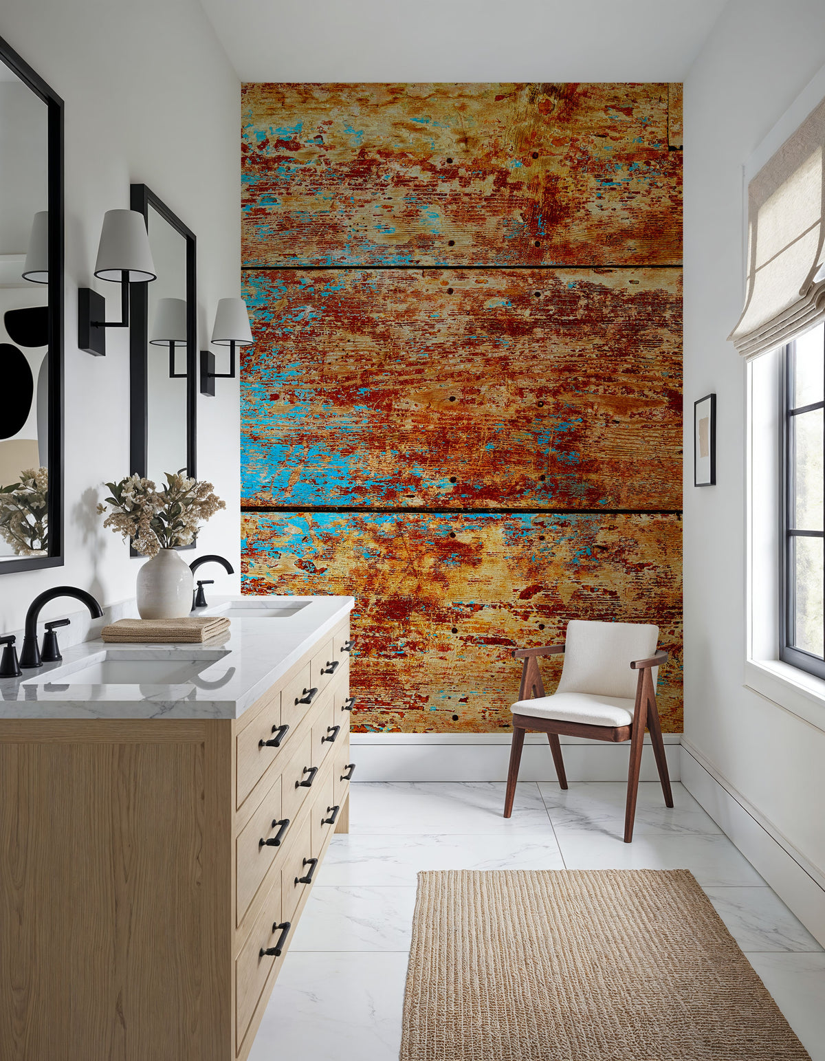 Teruel Wood Mural Wallpaper - room preview 04