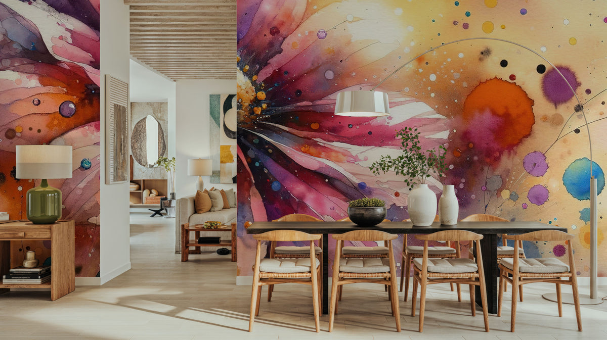 Blossoming Confidence Mural Wallpaper - room preview 04