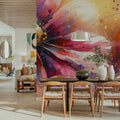 Blossoming Confidence Mural Wallpaper - room preview 04