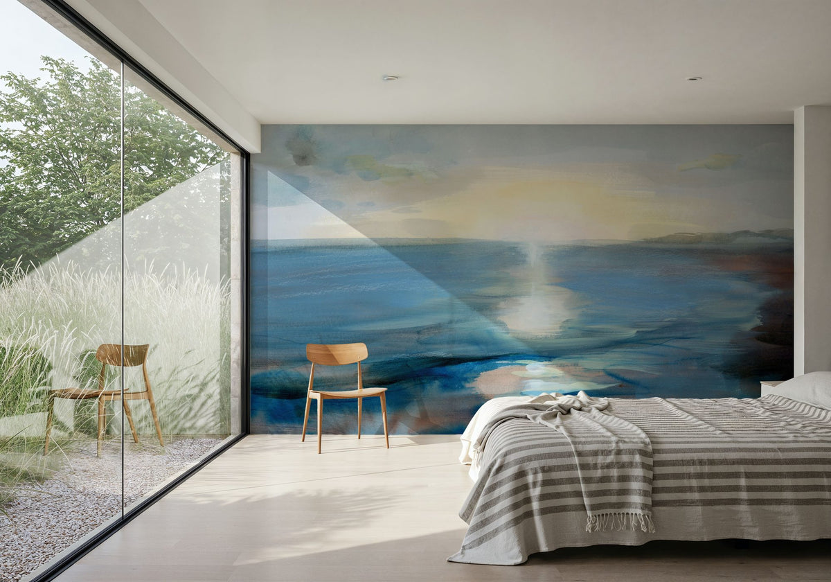 Seaside Sunrise Mural Wallpaper - room preview 04