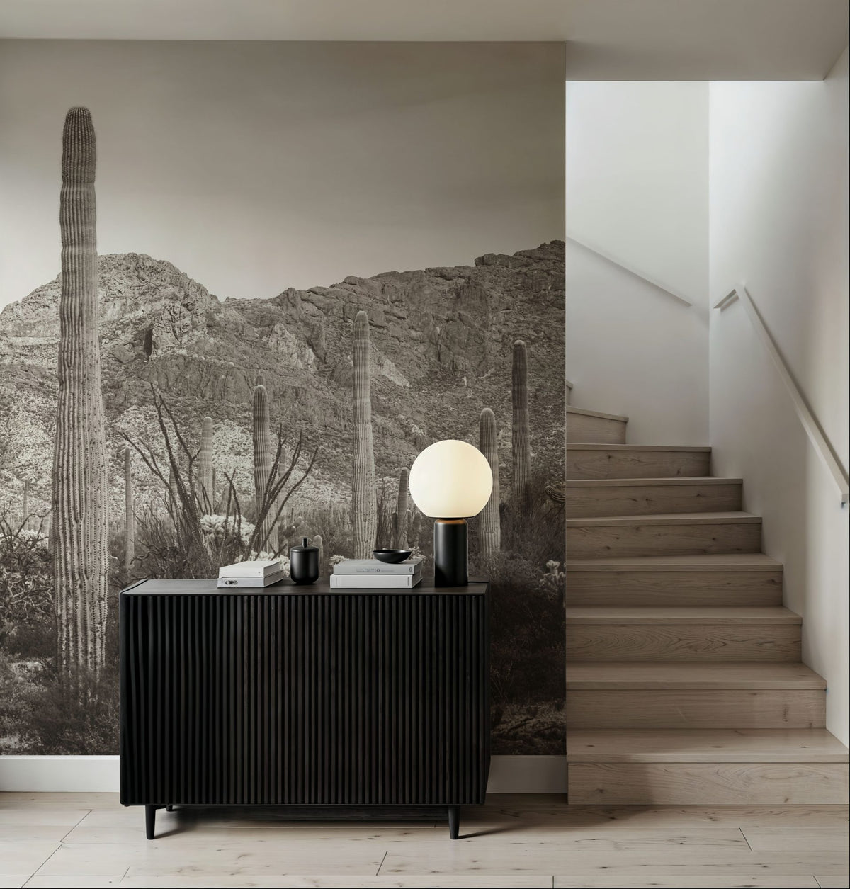 Desert Mornings Mural Wallpaper - room preview 04