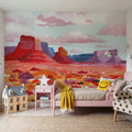 Desert in Bloom Mural Wallpaper - room preview 04