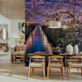 Nakameguro Cherry Blossom Mural Wallpaper - room preview 04