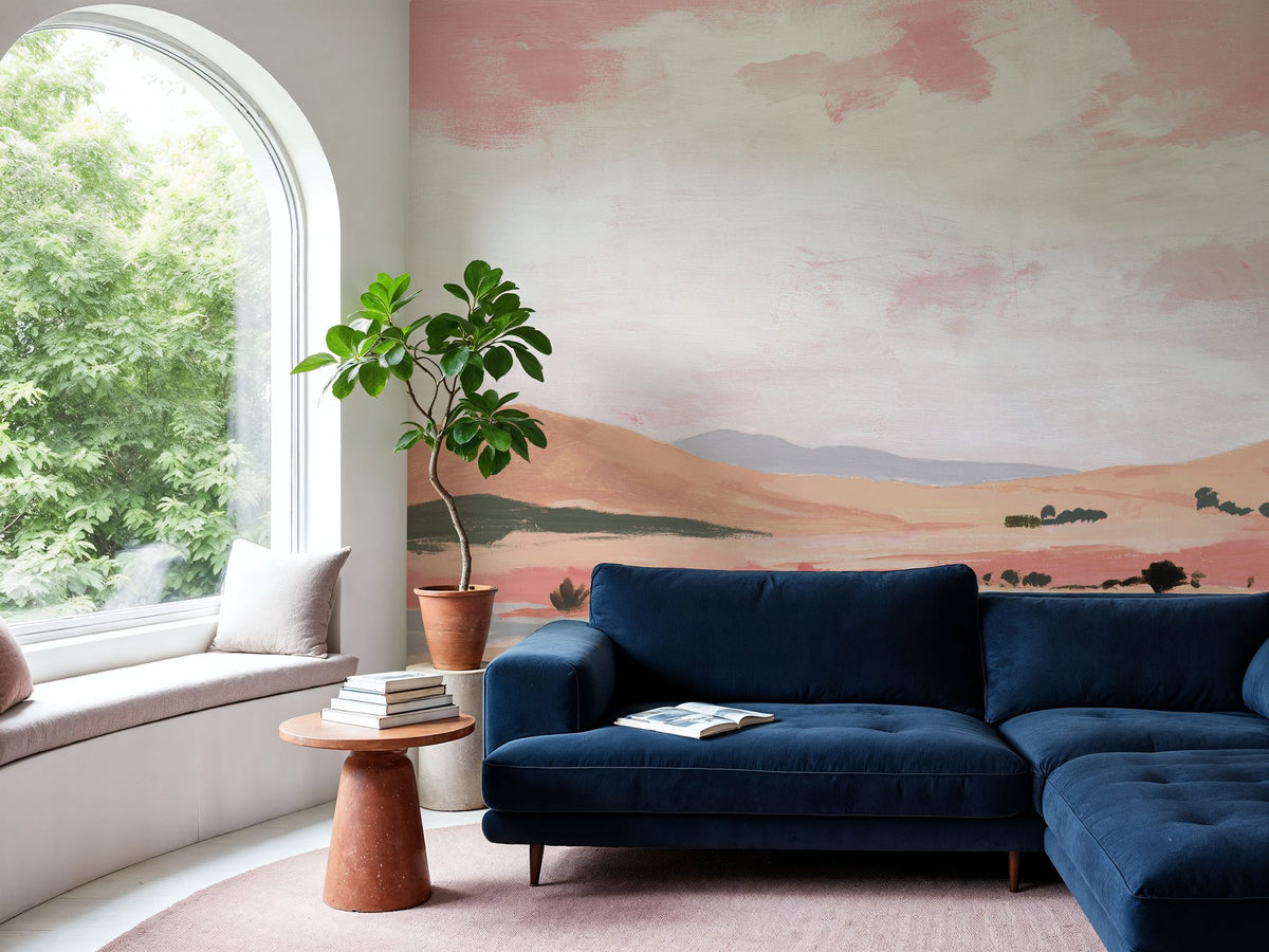 Desert Floor Neutral Mural Wallpaper - room preview 04