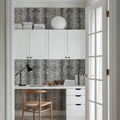 Panthera Tiger, White Mural Wallpaper - room preview 04