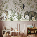 Friendly Jungle Mural Wallpaper - room preview 04