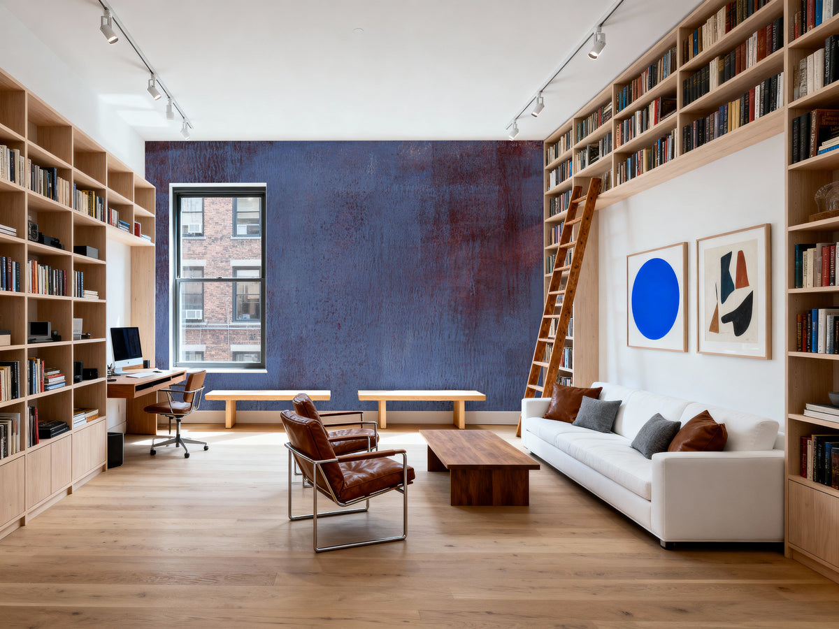 Abstract Traces Mural Wallpaper - room preview 04