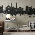 Siena Italy Skyline Concrete Mural Wallpaper - room preview 04