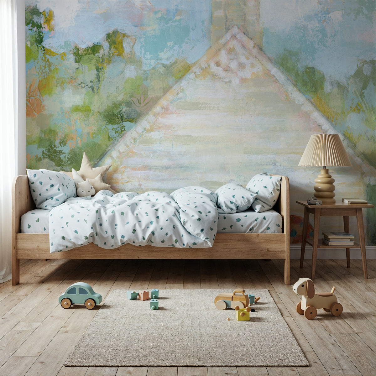 Little White Church Mural Wallpaper - room preview 04