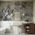 Dreaming of Magnolias Small (No Lines), Blue Mural Wallpaper - room preview 04