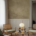Subtle Plaster Wall, Butter Yellow Mural Wallpaper - room preview 04