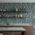 Summer Paws Blue Mural Wallpaper - room preview 04