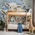 Sheep in the Meadow Mural Wallpaper - room preview 04