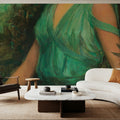 The Black Orchid Mural Wallpaper - room preview 04