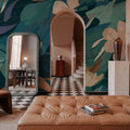 Manga Floral Mural Wallpaper - room preview 04