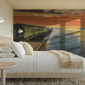 Greetings From Train Sunset Mural Wallpaper - room preview 04