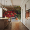 Plate of Strawberries Mural Wallpaper - room preview 04