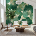 Leaf Canopy Mural Wallpaper - room preview 04