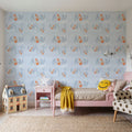 Lazy Paddle, Sky Blue Mural Wallpaper - room preview 04