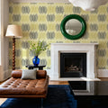 Jump Leaves Mural Wallpaper - room preview 04