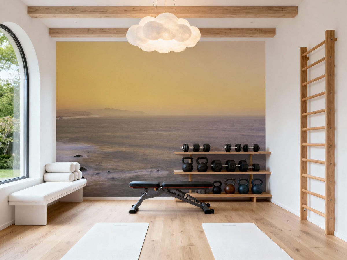 Sunset Lighthouse Haven Mural Wallpaper - room preview 04