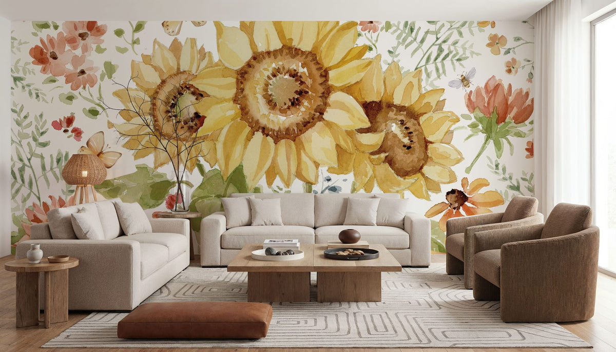Fall Cottage Garden I Mural Wallpaper - room preview 04