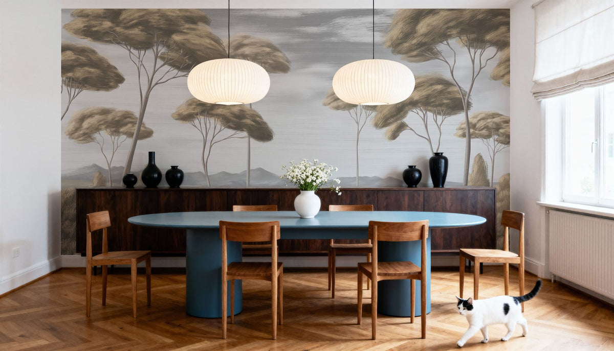 Verdant Horizon, Thundra Mural Wallpaper - room preview 04