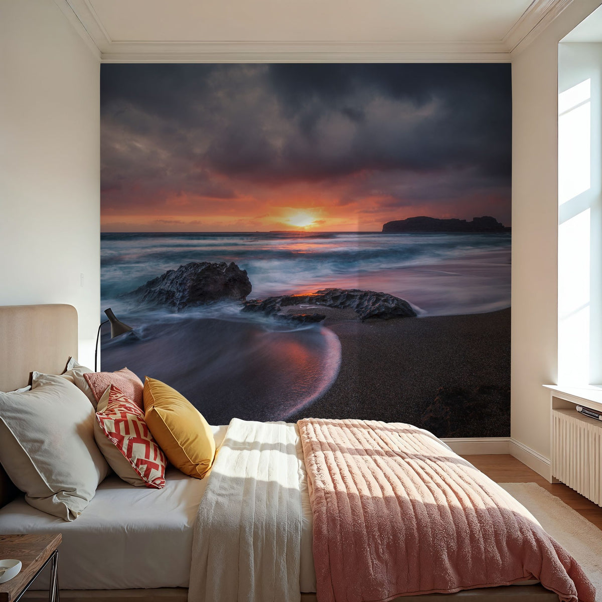 Falassarna Beach Mural Wallpaper - room preview 04