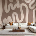 Modern Abstract, Nude Mural Wallpaper - room preview 04