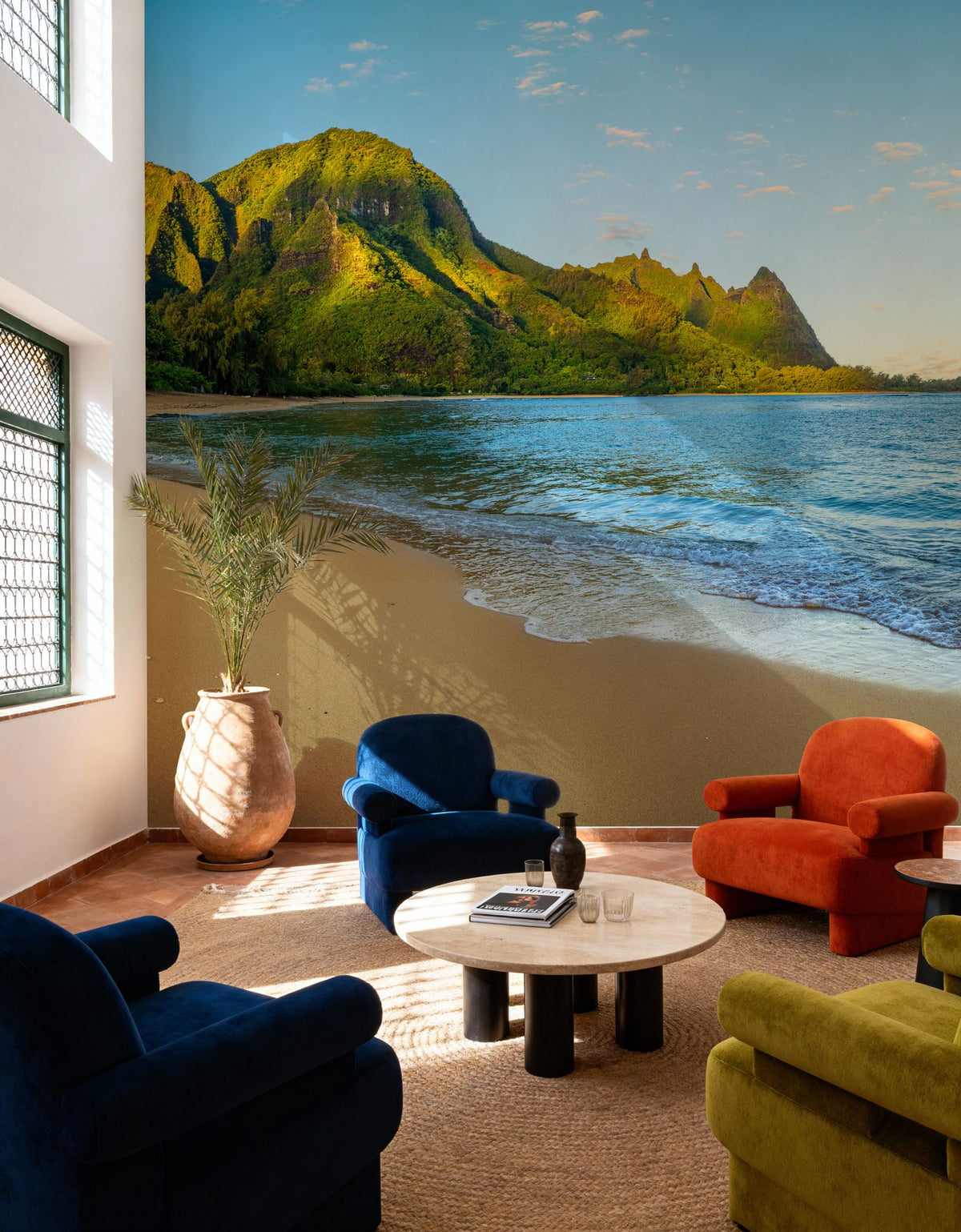Early Beach Morning Mural Wallpaper - room preview 04